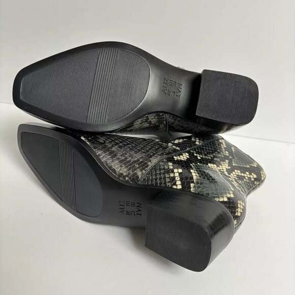 Naturalizer | Shoes | Naturalizer Henry Bootie In Snake  Naturalizer Women’s Henry, Green Snake Ankle Booties